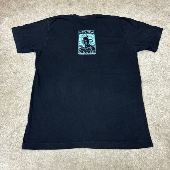 RARE The Dark Knight Cast & Crew T Shirt Y2K Heath Ledger Men's Large 2008 - Picture 3 of 13